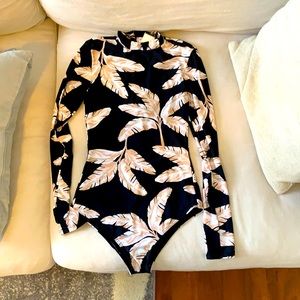 Sisstrevolution 1 piece long sleeve bathing suit rash guard